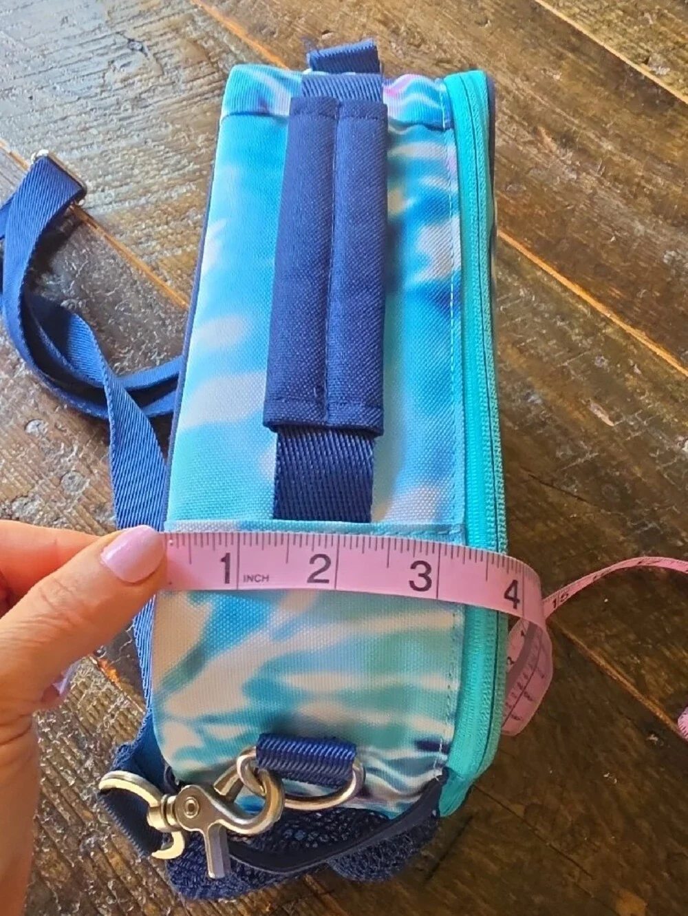 Pottery Barn Kids Blue Tie-Dye Lunch Bag